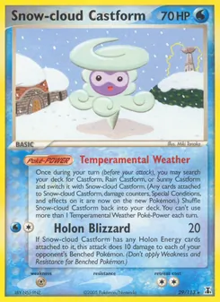 Snow-cloud Castform, Delta Species, no. 29