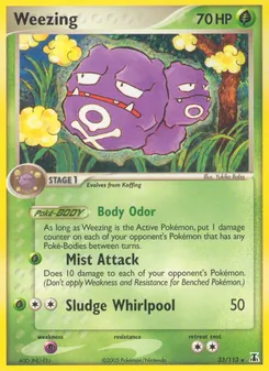 Weezing, Delta Species, no. 33