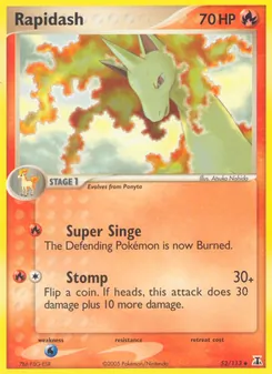 Rapidash, Delta Species, no. 52