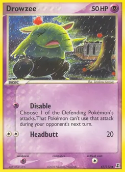 Drowzee, Delta Species, no. 67