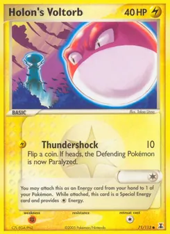Holon's Voltorb, Delta Species, no. 71