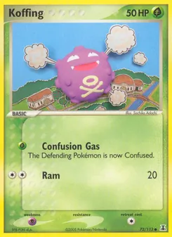 Koffing, Delta Species, no. 72