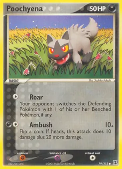 Poochyena, Delta Species, no. 79