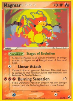Magmar, Legend Maker, no. 21