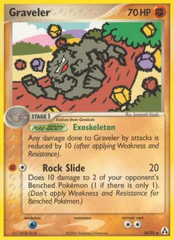 Graveler, Legend Maker, no. 34