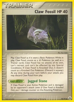 Claw Fossil, Legend Maker, no. 78