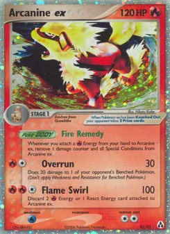 Arcanine ex, Legend Maker, no. 83