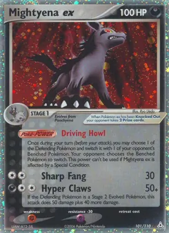 Mightyena ex, Holon Phantoms, no. 101