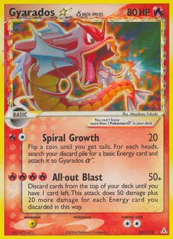 Gyarados ☆ δ, Holon Phantoms, no. 102