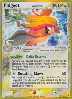 Pidgeot δ, Holon Phantoms, no. 14