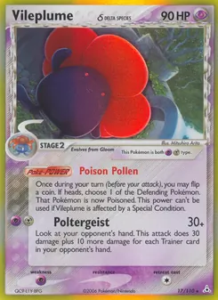 Vileplume δ, Holon Phantoms, no. 17
