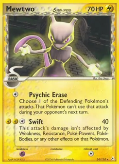 Mewtwo δ, Holon Phantoms, no. 24