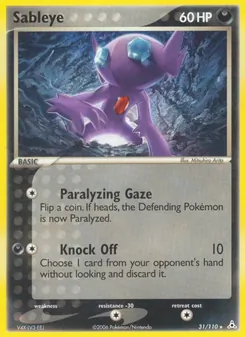 Sableye, Holon Phantoms, no. 31