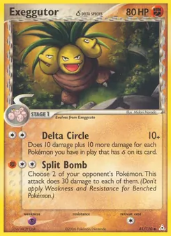 Exeggutor δ, Holon Phantoms, no. 41