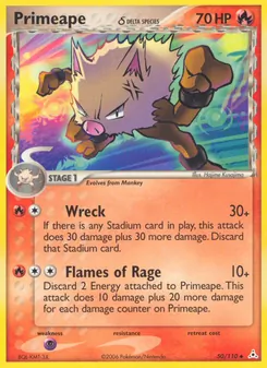 Primeape δ, Holon Phantoms, no. 50