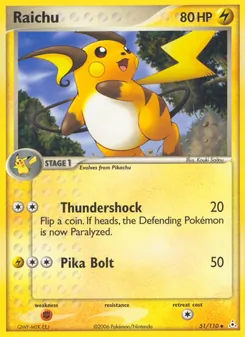 Raichu, Holon Phantoms, no. 51
