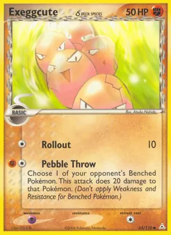 Exeggcute δ, Holon Phantoms, no. 65