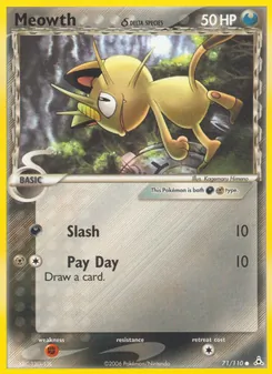 Meowth δ, Holon Phantoms, no. 71