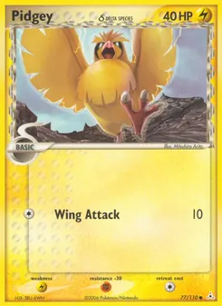 Pidgey δ, Holon Phantoms, no. 77