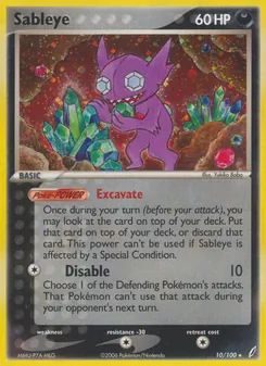 Sableye, Crystal Guardians, no. 10