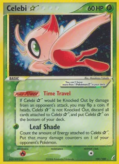 Celebi ☆, Crystal Guardians, no. 100