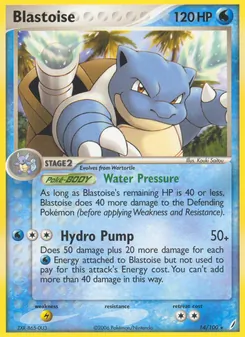 Blastoise, Crystal Guardians, no. 14