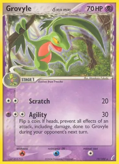 Grovyle δ, Crystal Guardians, no. 19