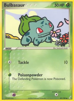 Bulbasaur, Crystal Guardians, no. 45