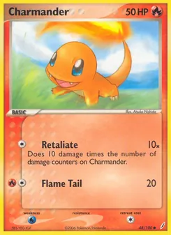 Charmander, Crystal Guardians, no. 48