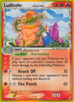 Ludicolo δ, Crystal Guardians, no. 6