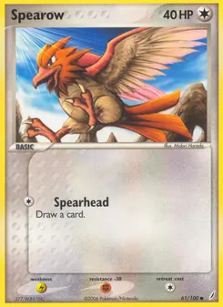 Spearow, Crystal Guardians, no. 61