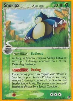 Snorlax δ, Dragon Frontiers, no. 10
