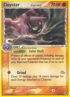 Cloyster δ, Dragon Frontiers, no. 14