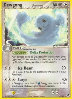 Dewgong δ, Dragon Frontiers, no. 15