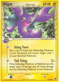 Gligar δ, Dragon Frontiers, no. 16