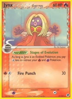 Jynx δ, Dragon Frontiers, no. 17