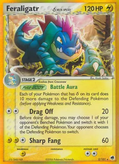 Feraligatr δ, Dragon Frontiers, no. 2