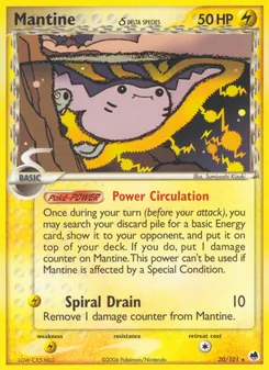 Mantine δ, Dragon Frontiers, no. 20