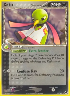 Xatu δ, Dragon Frontiers, no. 25
