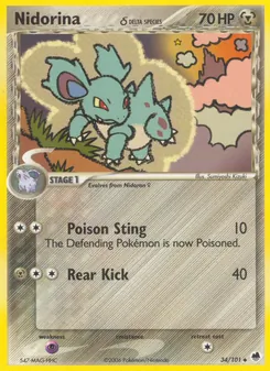 Nidorina δ, Dragon Frontiers, no. 34