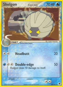 Shelgon δ, Dragon Frontiers, no. 38