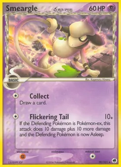 Smeargle δ, Dragon Frontiers, no. 39