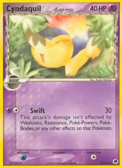 Cyndaquil δ, Dragon Frontiers, no. 45