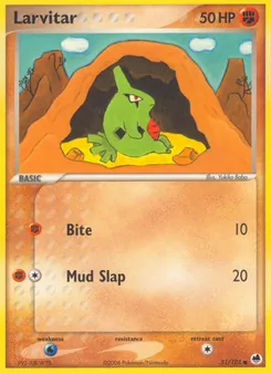 Larvitar, Dragon Frontiers, no. 51