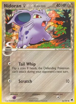 Nidoran♀ δ, Dragon Frontiers, no. 56