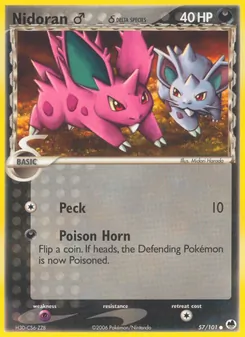Nidoran♂ δ, Dragon Frontiers, no. 57
