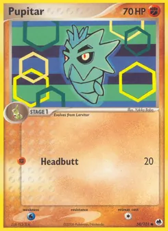 Pupitar, Dragon Frontiers, no. 58