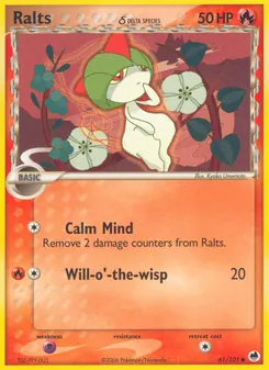Ralts δ, Dragon Frontiers, no. 61