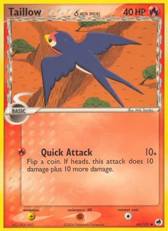 Taillow δ, Dragon Frontiers, no. 66