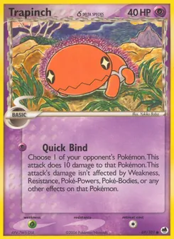 Trapinch δ, Dragon Frontiers, no. 69